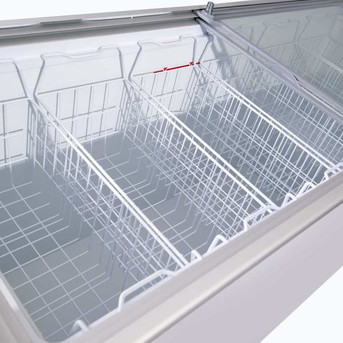 Bromic Flat Glass Top 491L Display Chest Freezer - CF0500FTFG