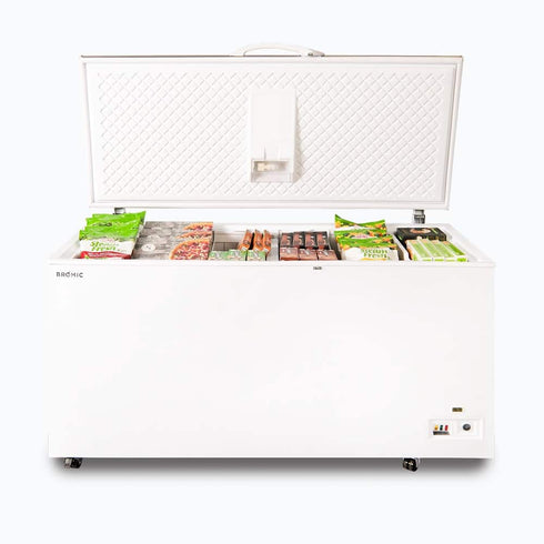 Bromic Chest Freezer 492L Flat Top Stainless Steel - CF0500FTSS-NR