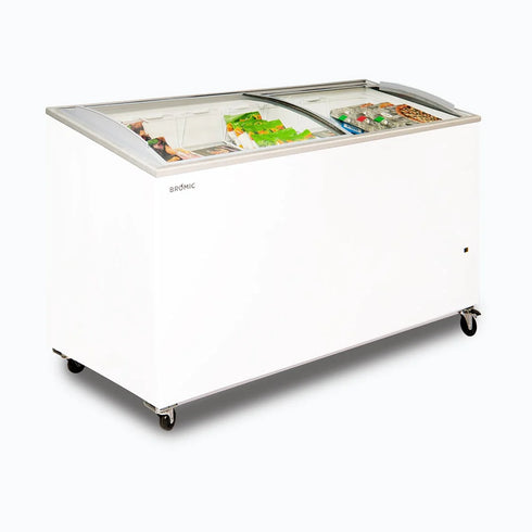 Bromic Angled Glass Top 555L Display Chest Freezer - CF0600ATCG