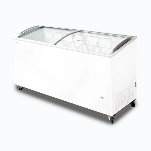 Bromic Angled Glass Top 555L Display Chest Freezer - CF0600ATCG