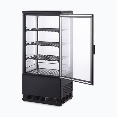 Bromic Flat Glass 78L LED Countertop Beverage Chiller - CT0080G4B