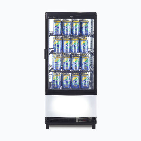 Bromic Curved Glass 80L LED Countertop Beverage Chiller - CT0080G4BC