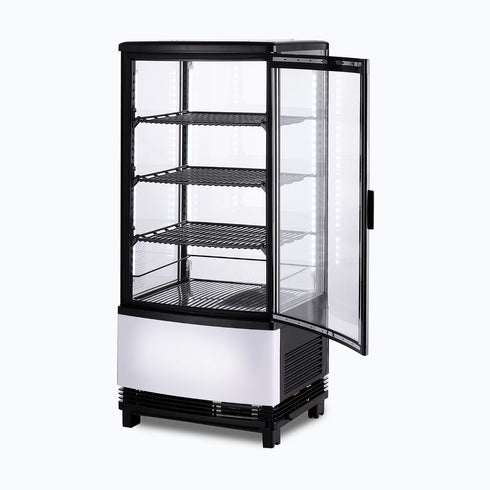 Bromic Curved Glass 80L LED Countertop Beverage Chiller - CT0080G4BC