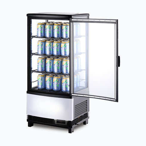 Bromic Curved Glass 80L LED Countertop Beverage Chiller - CT0080G4BC