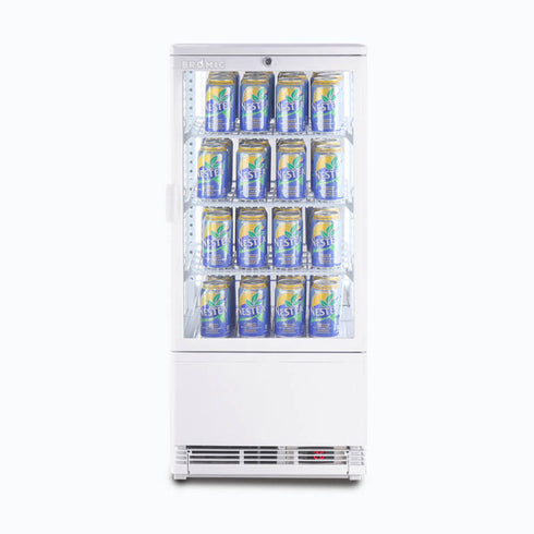 Bromic Flat Glass 78L LED Countertop Beverage Chiller - CT0080G4W