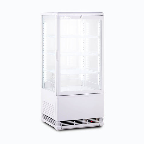 Bromic Flat Glass 78L LED Countertop Beverage Chiller - CT0080G4W
