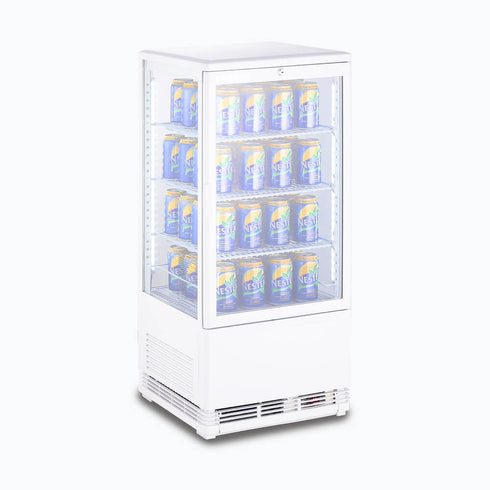 Bromic Flat Glass 78L LED Countertop Beverage Chiller - CT0080G4W