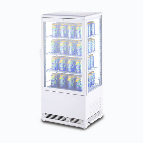 Bromic Flat Glass 78L LED Countertop Beverage Chiller - CT0080G4W