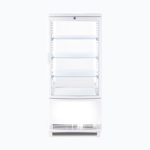 Bromic Curved Glass 80L LED Countertop Beverage Chiller- CT0080G4WC