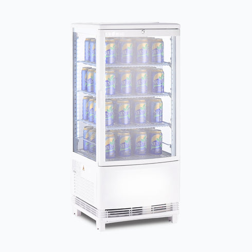 Bromic Curved Glass 80L LED Countertop Beverage Chiller- CT0080G4WC
