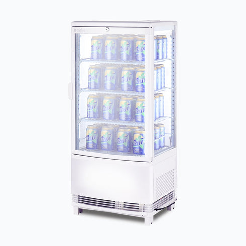 Bromic Curved Glass 80L LED Countertop Beverage Chiller- CT0080G4WC