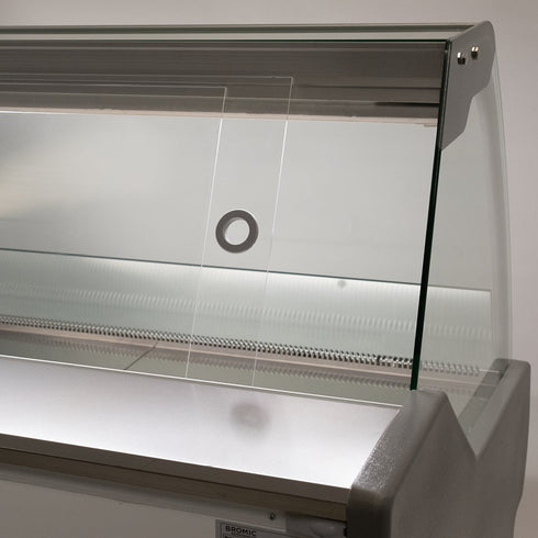 Bromic Curved Glass Deli Display – 1955mm - DD1875CG-NR