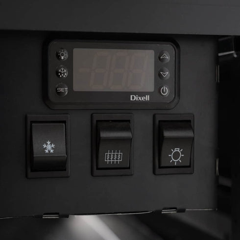 Bromic 1330mm Square Glass Deli Display - DD1250SG-NR