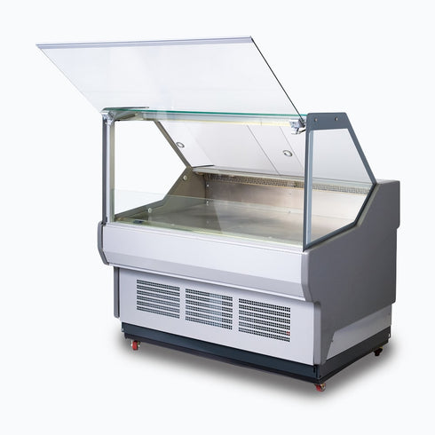 Bromic 1955mm Square Glass Deli Display - DD1875SG-NR