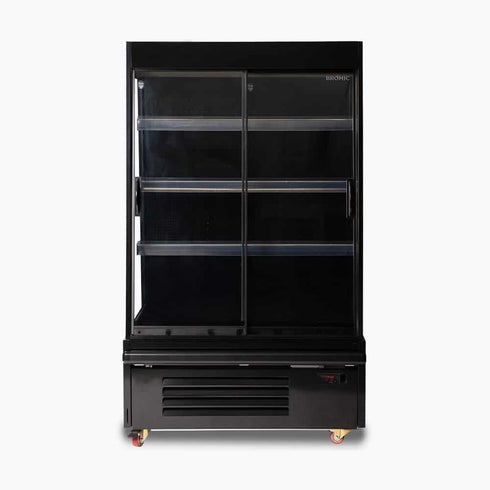 Semi Vertical Display Fridge – 938mm – 2 Doors – Sliding SVM1000SD-NR