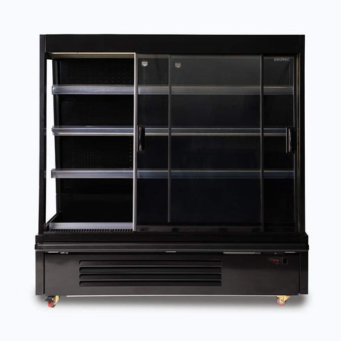 Bromic Semi Vertical Display Fridge – Gondola – 1580mm – 2 Doors – Sliding - SVM1580SD-NR