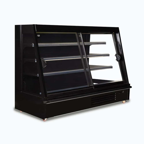 Bromic Semi Vertical Display Fridge – 2500mm – 4 Doors – Sliding - SVM2500SD-NR