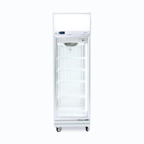 Bromic Flat Glass 444L LED Upright Display Freezer - UF0500LF