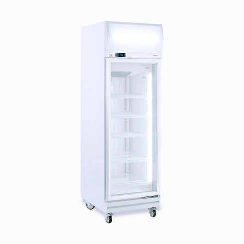 Bromic Flat Glass 444L LED Upright Display Freezer - UF0500LF