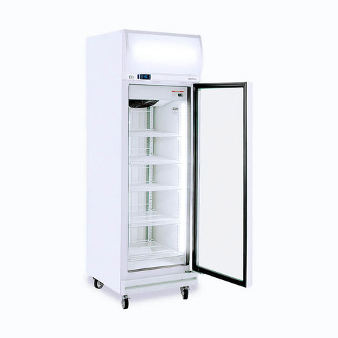 Bromic Flat Glass 444L LED Upright Display Freezer - UF0500LF