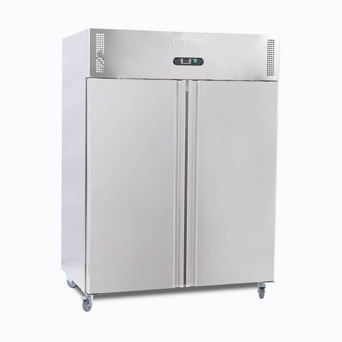 Bromic Gastronorm Stainless Steel 1300L Upright Storage Freezer - UF1300SDF-NR