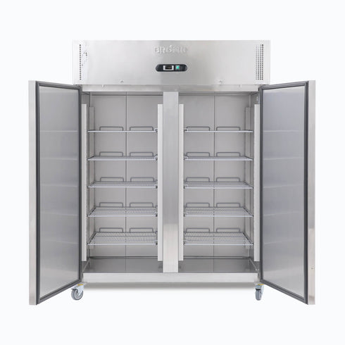 Bromic Gastronorm Stainless Steel 1300L Upright Storage Freezer - UF1300SDF-NR