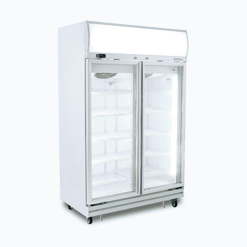 Bromic Flat Glass Door 976L LED Upright Display Chiller - GD1000LF