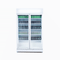 Bromic Upright Display Fridge 885L LED Lightbox Flat Glass Door White - GM0900LWECO