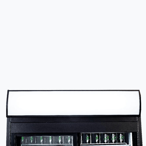 Bromic Upright Display Fridge with Lightbox Sliding Glass Door 945L - GM0980LS-NR