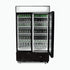 Bromic Cassette Flat Glass Door LED Display Chiller Black - GM1000LBCAS