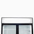 Bromic Upright Display Fridge 885L LED Lightbox Flat Glass 2 Doors Black - GM0900LBECO
