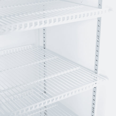 Bromic Upright Display Fridge 885L LED Lightbox Flat Glass 2 Doors Black - GM0900LBECO