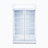 Bromic Upright Display Fridge 885L LED Lightbox Flat Glass Door White - GM0900LWECO