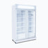 Bromic Upright Display Fridge 885L LED Lightbox Flat Glass Door White - GM0900LWECO