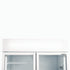 Bromic Upright Display Fridge 885L LED Lightbox Flat Glass Door White - GM0900LWECO