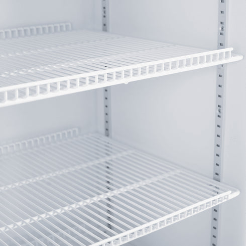 Bromic Upright Display Fridge 885L LED Lightbox Flat Glass Door White - GM0900LWECO