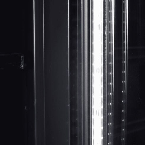 Bromic Upright Display Fridge 1126L - 2 Door - Flat Glass - GM1100B-NR