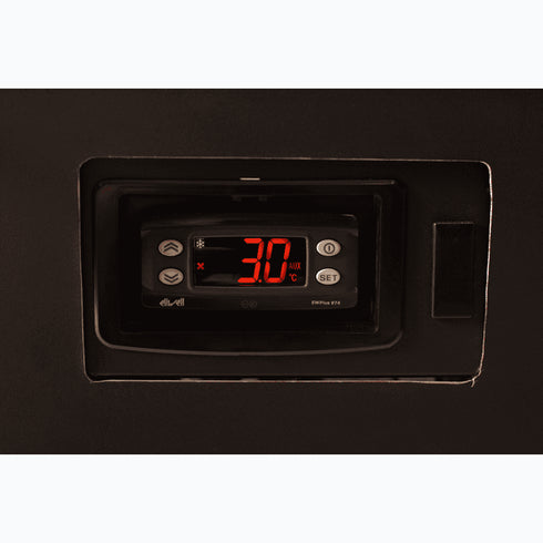 Bromic Upright Display Fridge 1126L - 2 Door - Flat Glass - GM1100B-NR