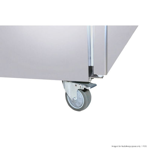 SUF500 TROPICAL Thermaster 2 x Half door SS Freezer