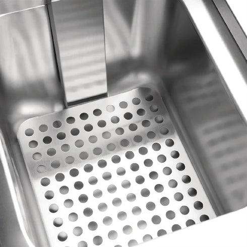 Apuro Twin Tank Induction Fryer - 2x7.5ltr-2x3kW - CT012-A