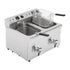 Apuro Twin Tank Induction Fryer - 2x7.5ltr-2x3kW - CT012-A