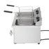 Apuro Twin Tank Induction Fryer - 2x7.5ltr-2x3kW - CT012-A