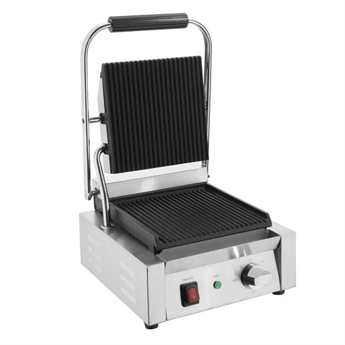 Apuro Bistro Ribbed Contact Grill - CU600-A