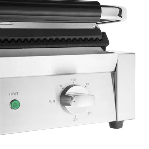 Apuro Bistro Ribbed Contact Grill - CU600-A