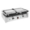 Apuro Bistro Double Ribbed Contact Grill - CU604-A