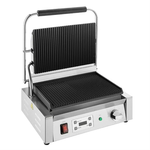 Apuro Extra Large Contact Grill Ribbed Plate - CU608-A