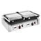 Apuro Double Contact Grill Ribbed Plates with Timer - CU611-A