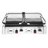 Apuro Double Half Ribbed Contact Grill - CU613-A