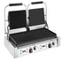 Apuro Double Half Ribbed Contact Grill - CU613-A