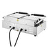 Apuro Double Half Ribbed Contact Grill - CU613-A